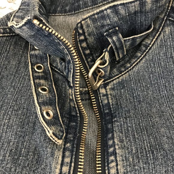 🏍️Bongo Denim Jacket | Blue | Size 9 - Picture 11 of 12